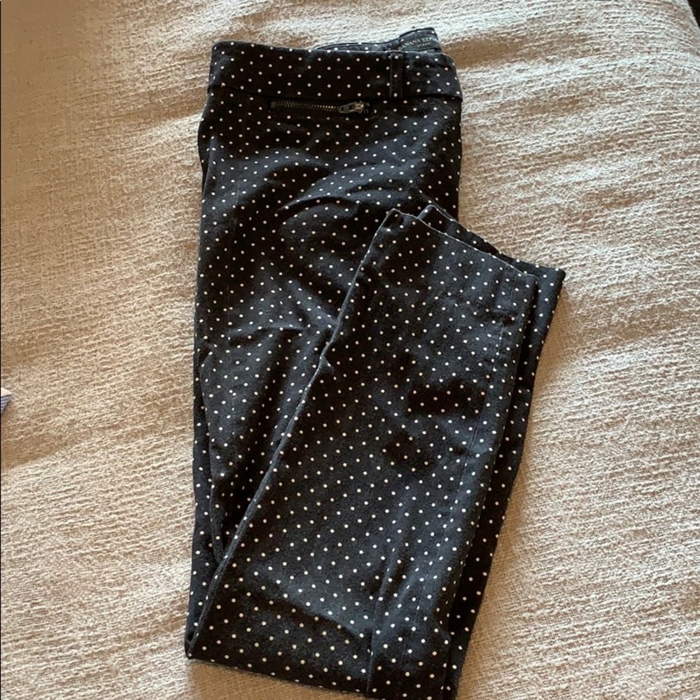 Size 4 stretchy work pants Banana Republic